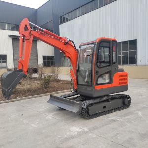 3.5 Ton Hydraulic Crawler Mini Excavator Small Digger with Closed Cabin
