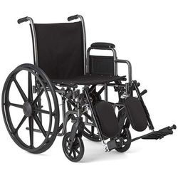 Detachable Footrest Adjustable Seat Width Chair Black Powder Coating with ISO