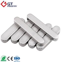 Customized Size DIN 6885 Stainless Steel 316 Double Round End Parallel Key