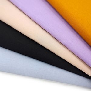 Combed Cotton 23% Polyester 74% Spandex 3% Breathable Cheap High Quality Stretch Hot Selling Ready Made Stock Fabric for Cloth