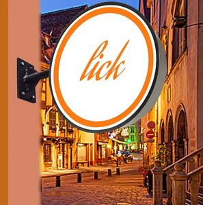 Round Advertising Light Box 3D Letter Sign Signage Indoor Acrylic LED Light Box Logo Outdoor LED Light Box Sign
