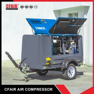 100cfm Portable Type Diesel Air Compressor