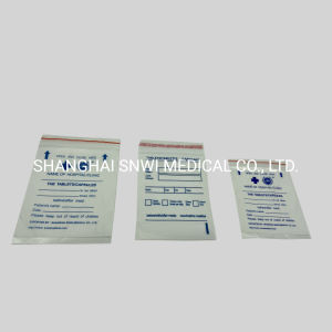 Hot Sale Disposable Plastic Medicine Tablet Bag of Zip Lock Drug Envelope Bag