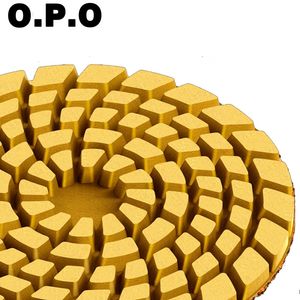 Customizable 125mm Silicon Carbide Grade a+ Water Grinding Stone Polishing Disc for Floor Renovation OEM