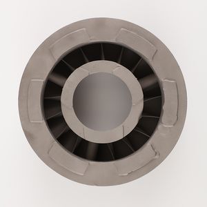 Vacuum Casting Manufacturer Turbine Parts Lost Wax Precision Casting Gas Turbine Impellers