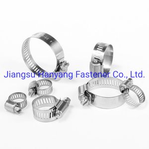 Hose Clamp Adjustable Gear Fuel Line Clamp Stainless Steel