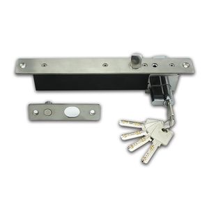 Fail Secure 4000lbs/2000kg Beveled Reversible Latch Dead Bolt Lock with Emergency Key