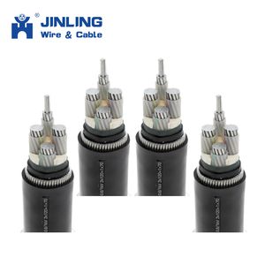 Copper/Aluminum Conductor PE/XLPE/PVC Insulation Electric Power Twisted Overhead Service Drop ABC Cable