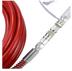 1/4 Inch 360-Degree Rotating Stainless Steel Airless High-Pressure Spray Gun Hose Swivel Connector for Sprayer Wire Hose Accessories