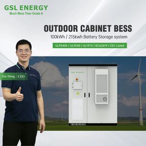 Gsl Energy Bess Solar Battery Energy Storage System Cess Battery Storage System