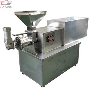 Small Single Screw Electric Fish Feed Pellet Extruder Machine Dog Food Extrusion