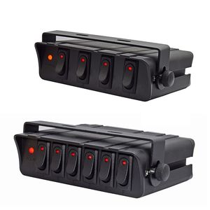 6 Gang Toggle Switch Panel Box Universal Car Accessories for Truck Trailer Jeep off Road 4X4 Caravan Marine Boats