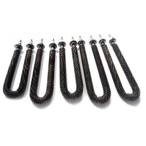 Industrial U W Shaped Finned Heater Air Heating Element Electric Tube Heater