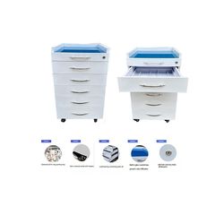Dental Clinic Cabinet Unit Mobile Stainless Steel Storage Dental Furniture
