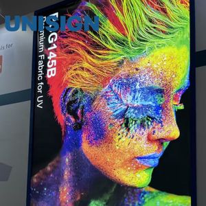 100% Polyester PVC Free Coated Lightbox 170GSM Backlit Fabric Textile