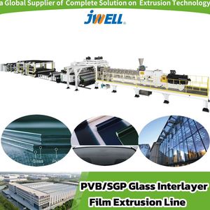High Transparent/Clear/Colorful PVB(Polyvinyl Butyral)/SGP(SentryGlas Plus)Tempered Glass laminate Solar degree Interlayer Film Extruder/Extrusion Machine/line