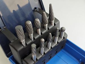 All Type Double Cut Burr Set Engraving Tungsten Carbide Rotary Burrs for Steel Grinding Cutting