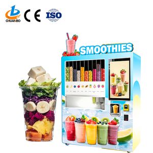 New Style Customized Smoothie Vending Machine Self-Service 24-Hour Smart Vending with Credit Card Payment System