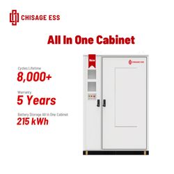 Energy Storage System All in One Cabinet Battery Storage 100kw 215kwh Hybrid Inverter Solar Storage Power System