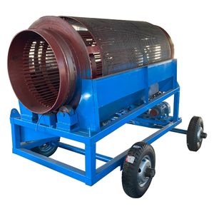 Professional High Quality Mobile Trommel Screen Used for Gold Ore