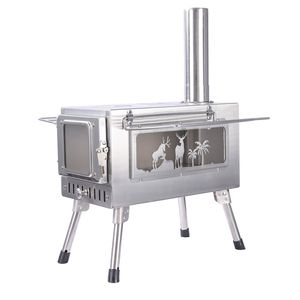 Portable Folding Camping Stove Wood Burning Stove for Outdoor Camping