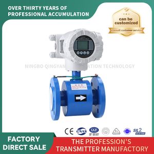 Industrial Waste Water Electromagnetic Flowmeter Electro Magnetic Flow Meter