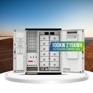 Sunway 100kw 215kwh Industrial Commercial Outdoor LiFePO4 Battery Energy Storage Cabinet Bess System