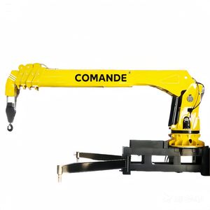 3 Ton 5ton Hydraulic Knuckle Boom Marine Crane for Sale