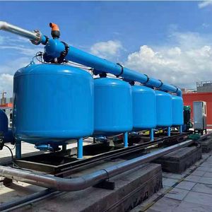 Auto Backwash Stainless Steel Pressure Carbon Sand Integrated Industrial Water Filter