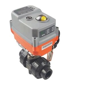 High Efficiency 220V 1 Inch PVC Water Plastic Thread Electric Ball Valves