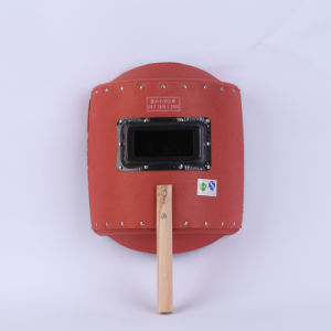 High Quality Red Welding Mask Fire-Sparking UV Handheld Eye Protection Red Handheld Welding Mask