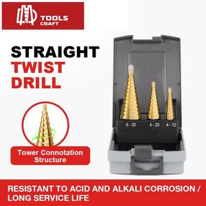 HSS M2 6542 Titanium Coated Step Drill Bit