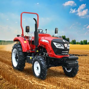High-Horsepower Mounted Four-Wheel Drive 50HP 100HP Agricultural Wheeled Tractor