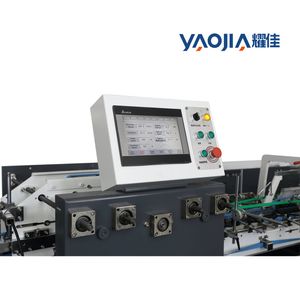 Pallets Cartons Yaojia Bottom Lock Folder Cluer Box Making Machine