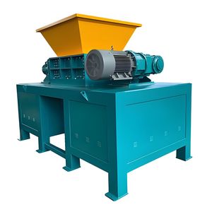 Industrial Electric Customized Waste Tire Crusher with Double-Shaft Design