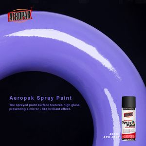 Aeropak Good Quality All Purpose Chrome Glod Florescent Aerosol Acrylic Color Spray Paint for Wood/Glass/Car/Wall/Metal
