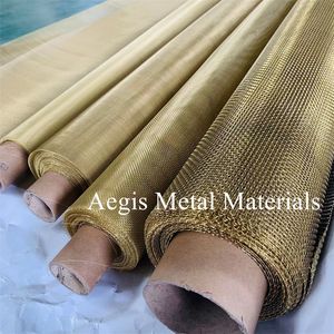 80-20 Low Brass Wire Mesh #16 Mesh 0.45mm 0.5mm Brass Screen Roll