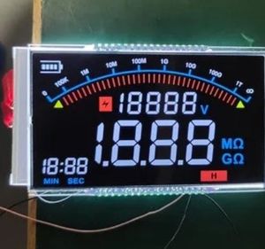Black Screen Color LCD Display Va Type Full View Segment LCD Display