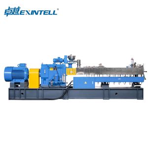 Exintell PP PE Pelletizer Masterbatch Machine Co Twin Screw Extruder