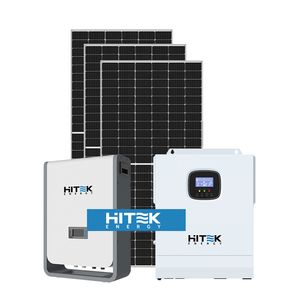 Hitek off Grid 1kw 2kw 3kw 3 Kw 3000W 5kw 5000W 10kw Single Phase Hybrid Solar PV System Battery AC Solar Home Power System
