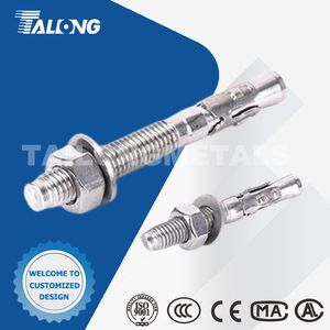 Concrete Anchors Through Bolt Concrete Expansion Heavy Duty Wall Wedge Anchor Bolts China Manufacture Bolts Supplier Fabricado Da China