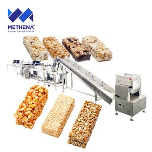 Mtn Granola Cereal Nut Bar Extruder Production Line Automatic Small Chocolate Energy Protein Bar Make Machine