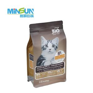 Eco-Friendly Eight-Side Custom Bag for Pet Food Storage High-Barrier Durable Protection Custom Printing with Durable Material 1kg