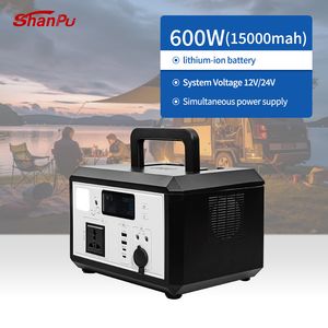 Wholesale 600W Energy Storage Battery Portable Outdoor Emergency Power Supply Pure Sine Wave Portable Power Supply