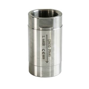 Stainless Steel 1PC Spring Vertical Check Valve