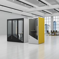 Low Noise Multi-Function Telephone Booth for Supermarket