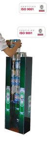 Beverage Dispenser Elevating Rack Vertical Display Vendor for Retail