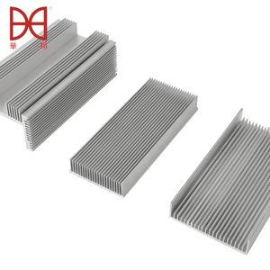 6063 LED Large Heat Sink Extrusion Aluminum Heatsink Customizable