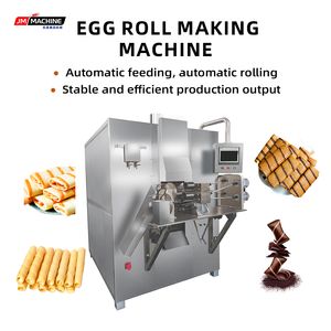 Automatic Ice Cream Wafer Stick Machine Egg Roll Production Line Wafer Roll Making Machine