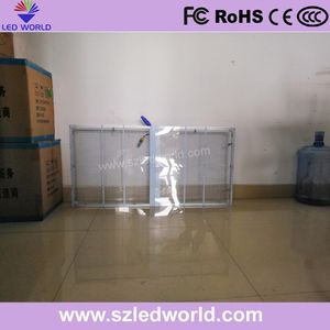 Indoor P10.4 Transparent LED Screen Display Panel with High Light Transmittance